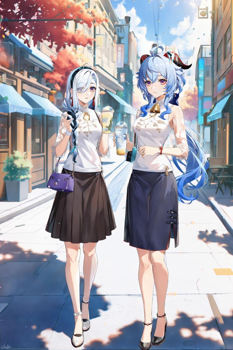 00196-503703649-8k, best quality, masterpiece, (ultra-detailed_1.1), (high detailed skin), __lora_ganshenxian-A3-Tanger-000010_0.8_, 2girls, Gan.png